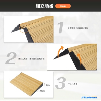段差解消スロープ2段調整 Ruedamann