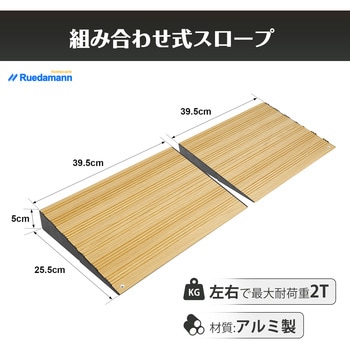 段差解消スロープ2段調整 Ruedamann