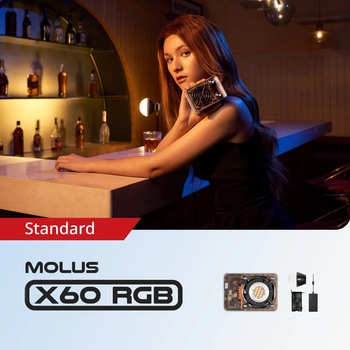 超小型 60WシネマティックCOBライト MOLUS X60 RGB COB Light ZHIYUN
