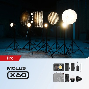 超小型 60WシネマティックCOBライト MOLUS X60  COB Light ZHIYUN