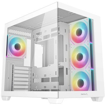 CG530 4F WH/ピラーレスデザインPCケース/ホワイト DEEPCOOL