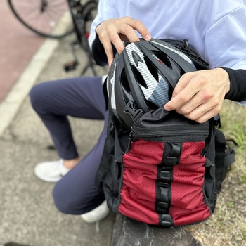 ヘルメット収納リュック(46cm)-カーキ GULLWIING