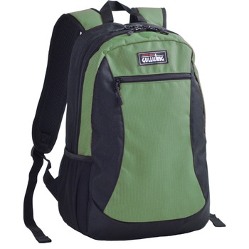 2ルームカジュアルリュック-グリーン GULLWIING