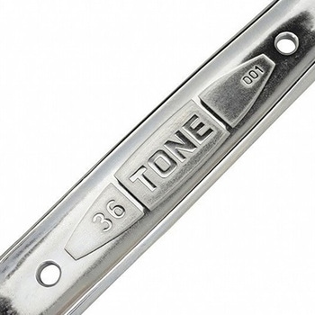 TONE シノ付めがねレンチ 銀総磨き SMN-22S(36) 金井産業