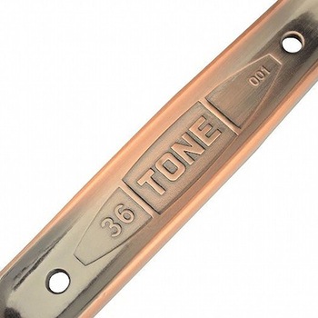 TONE シノ付めがねレンチ 銅総磨き SMN-22S(36) 金井産業