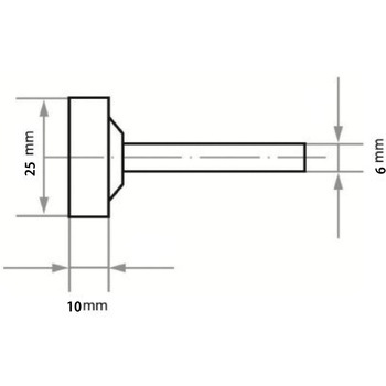 軸付ゴム砥石 LUKAS