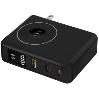 PD65W対応ACプラグ内蔵型モバイルバッテリー HIDISC