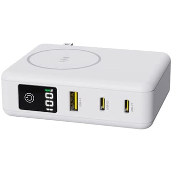 PD65W対応ACプラグ内蔵型モバイルバッテリー HIDISC