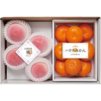 山梨県産 桃&ハウスみかん ノーブランド