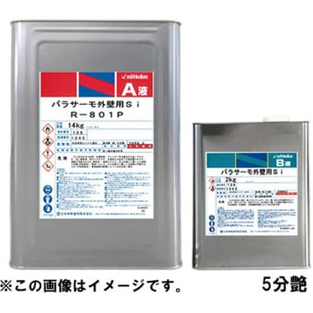 パラサーモ外壁用Si 5分艶 外壁用シリコン樹脂遮熱塗料 16kgセット 日本特殊塗料