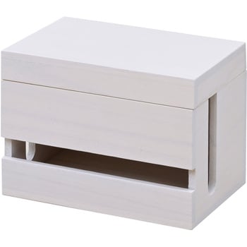 ケーブルボックス フタ付き 電源タップ収納 YAMAZEN(山善)