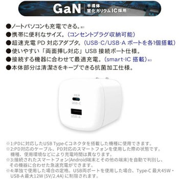 PD 67W コンセント用USBアダプタ TOPLAND