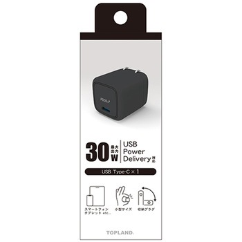ACP30-BK PD 20W/30W RZgpUSBA_v^ TOPLAND ubNF 42g   ACP30-BK 15956739
