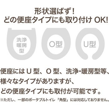 ふんわリッチ 便座マット カキウチ