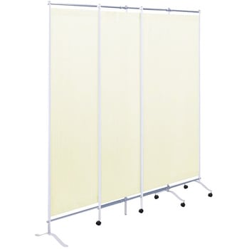 3連スライドスクリーン クリーム TB-1565 H150CM - 高田ベッド製作所