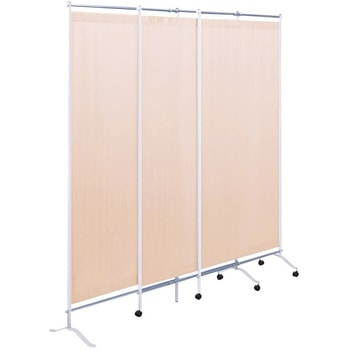 3連スライドスクリーン ピンク TB-1565 H180CM 高田ベッド製作所