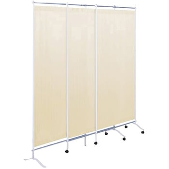 3連スライドスクリーン ベージュ TB-1565 H150CM 高田ベッド製作所
