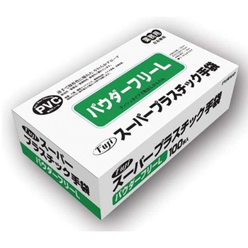 スーパープラスチック手袋 粉無 100枚×30箱入 尚美堂