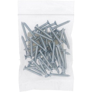 (+)皿頭タッピングねじ 1種A形 (鉄/ユニクロめっき)(パック品) 大里