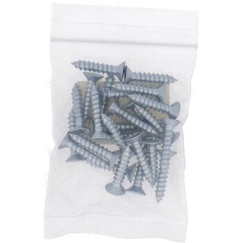 (+)皿頭タッピングねじ 1種A形 (鉄/ユニクロめっき)(パック品) 大里