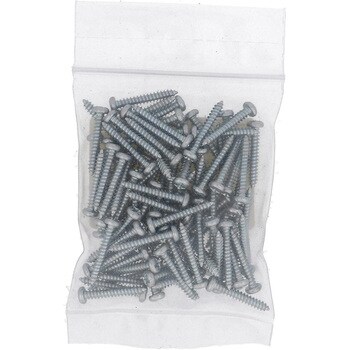 (+)ナベ頭タッピングねじ 1種A形 (鉄/ユニクロめっき)(パック品) 大里