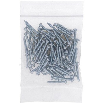 (+)ナベ頭タッピングねじ 1種A形 (鉄/ユニクロめっき)(パック品) 大里