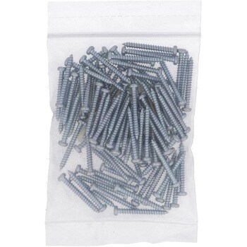 (+)ナベ頭タッピングねじ 1種A形 (鉄/ユニクロめっき)(パック品) 大里