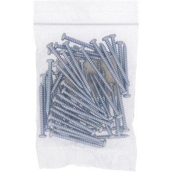 (+)ナベ頭タッピングねじ 1種A形 (鉄/ユニクロめっき)(パック品) 大里