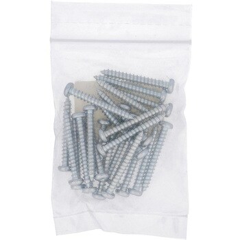 (+)ナベ頭タッピングねじ 1種A形 (鉄/ユニクロめっき)(パック品) 大里