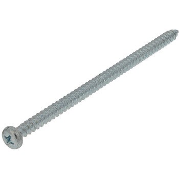 (+)ナベ頭タッピングねじ 1種A形 (鉄/ユニクロめっき)(パック品) 大里
