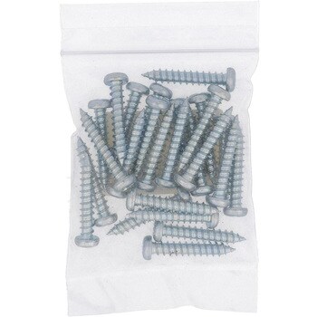 (+)ナベ頭タッピングねじ 1種A形 (鉄/ユニクロめっき)(パック品) 大里