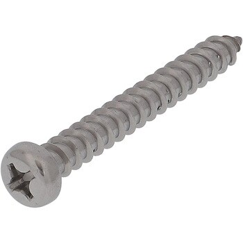 (+)ナベ頭タッピングねじ 1種A形 (ステンレス)(パック品) 大里