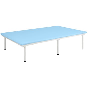 SD訓練台 ビニルレザースカイブルー TB-1486 120X200X45CM 高田ベッド製作所