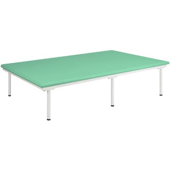 SD訓練台 ビニルレザーライトグリーン TB-1486 100X200X45CM 高田ベッド製作所