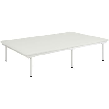 SD訓練台 ビニルレザー白 TB-1486 120X200X45CM 高田ベッド製作所