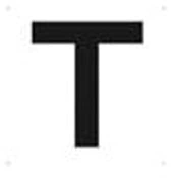 表示板(英字・白) TRUSCO