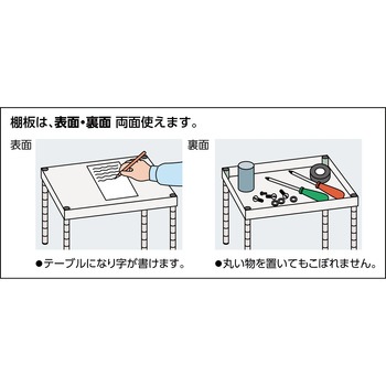 フェニックスワゴン(省音タイプ・1段・2段引出し付・天板あり) TRUSCO