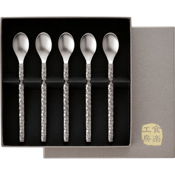 霞 チタン コーヒースプーン5PCS - アサヒ(厨房)