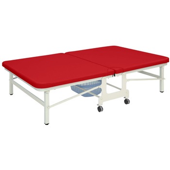 キングベンダ ビニルレザーレッド TB-466 120X200X45CM - 高田ベッド製作所