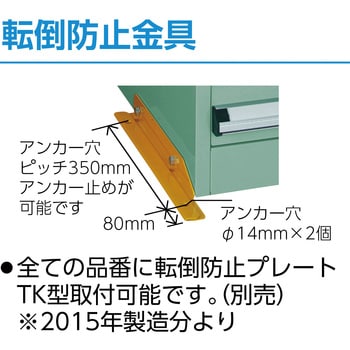 運賃見積り)(直送品)TRUSCO WVR型キャビネット 880X500XH880 2列8段