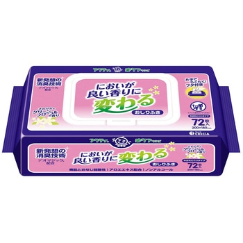 においが良い香りに変わるおしりふき 80604 72マイX12パック 日本製紙クレシア