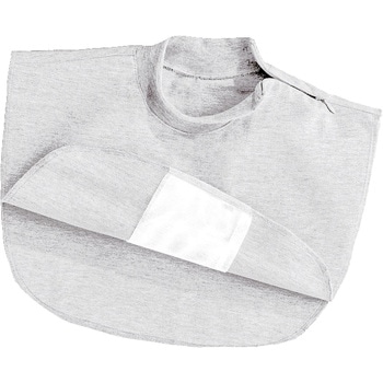 Tシャツタイプエプロン 10003700 シロ 濱田産業