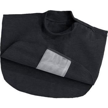 Tシャツタイプエプロン 10003703 クロ 濱田産業