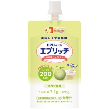 エプリッチパウチゼリー メロンフウミ 120G 36フクロ フードケア