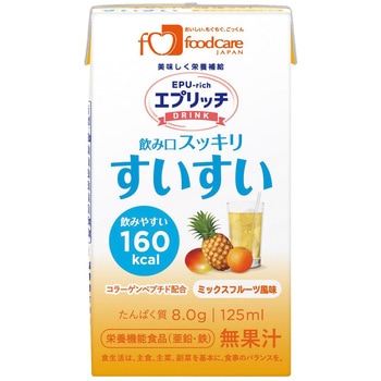 エプリッチドリンクすいすい ミックスフルーツ 125ML 24ホン フードケア