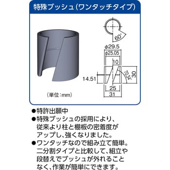 PEW-R1263-W フェニックスワゴン ラック型 1台 TRUSCO 【通販サイト