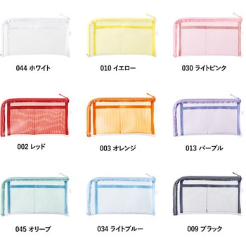 メッシュポケットクリアロングポーチ MARKLESS STYLE