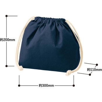 厚手コットンポーチ巾着(M) MARKLESS STYLE