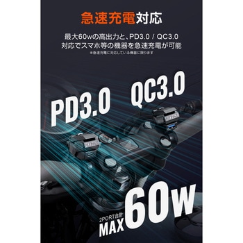 USB電源STD PD/QC 2ポート DAYTONA(デイトナ)