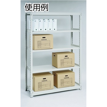 軽中量ボルトレス棚M2型(200kgタイプ、高さ1500mm、4段タイプ) TRUSCO